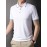 Men's Casual Lapel 1/4 Button Short Sleeve Golf Shirt for Men's Fitness - Breathable and Comfortable