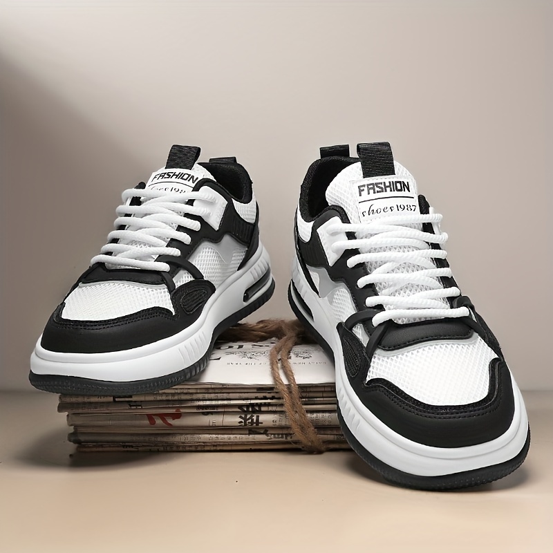 block platform skateboard shoes men s trendy colour comfy details 4